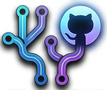 Logo de Git y GitHub